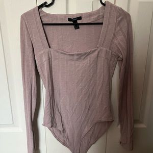 Forever 21 cream Body suit
